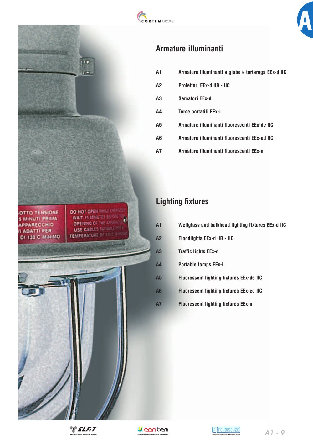 Lighting fixtures - CORTEM