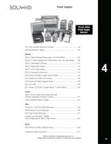 Power Supply Catalog Section