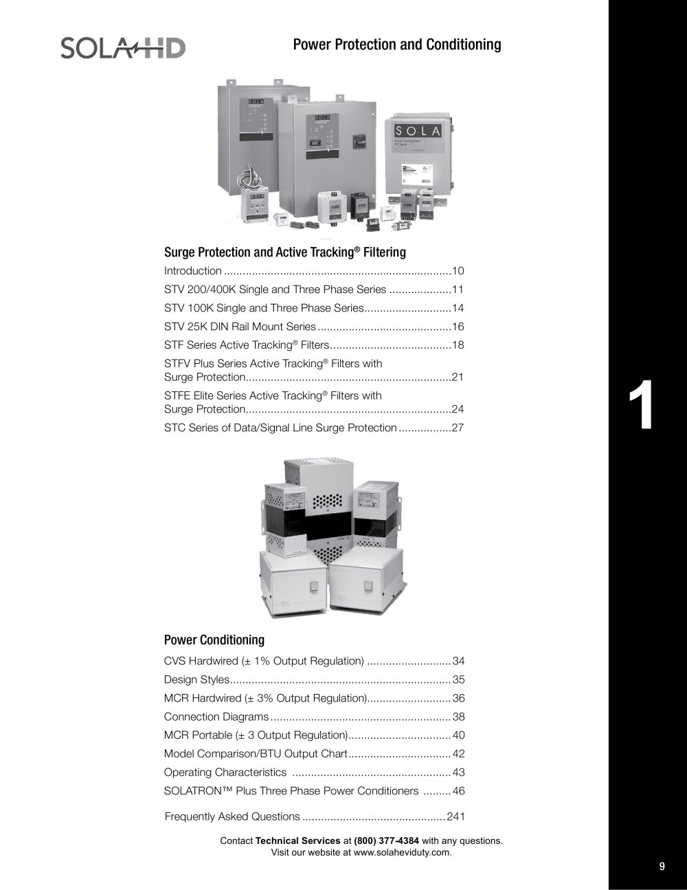 Surge Protection, Filtering, Date/Line Surge Protection - SolaHD
