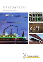 MX stationary booms - Economical concrete placement in building and industrial construction