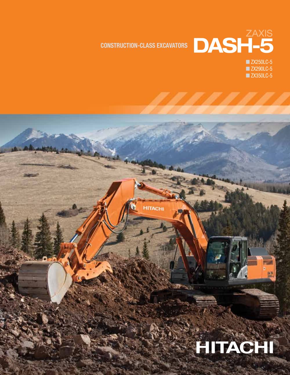 Construction-Class Excavators DASH-5 - Deere-Hitachi Construction Machinery