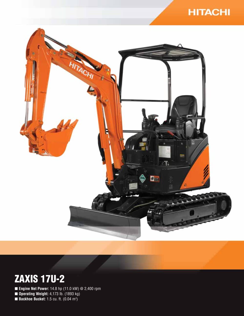 ZX17U-2 - Deere-Hitachi Construction Machinery
