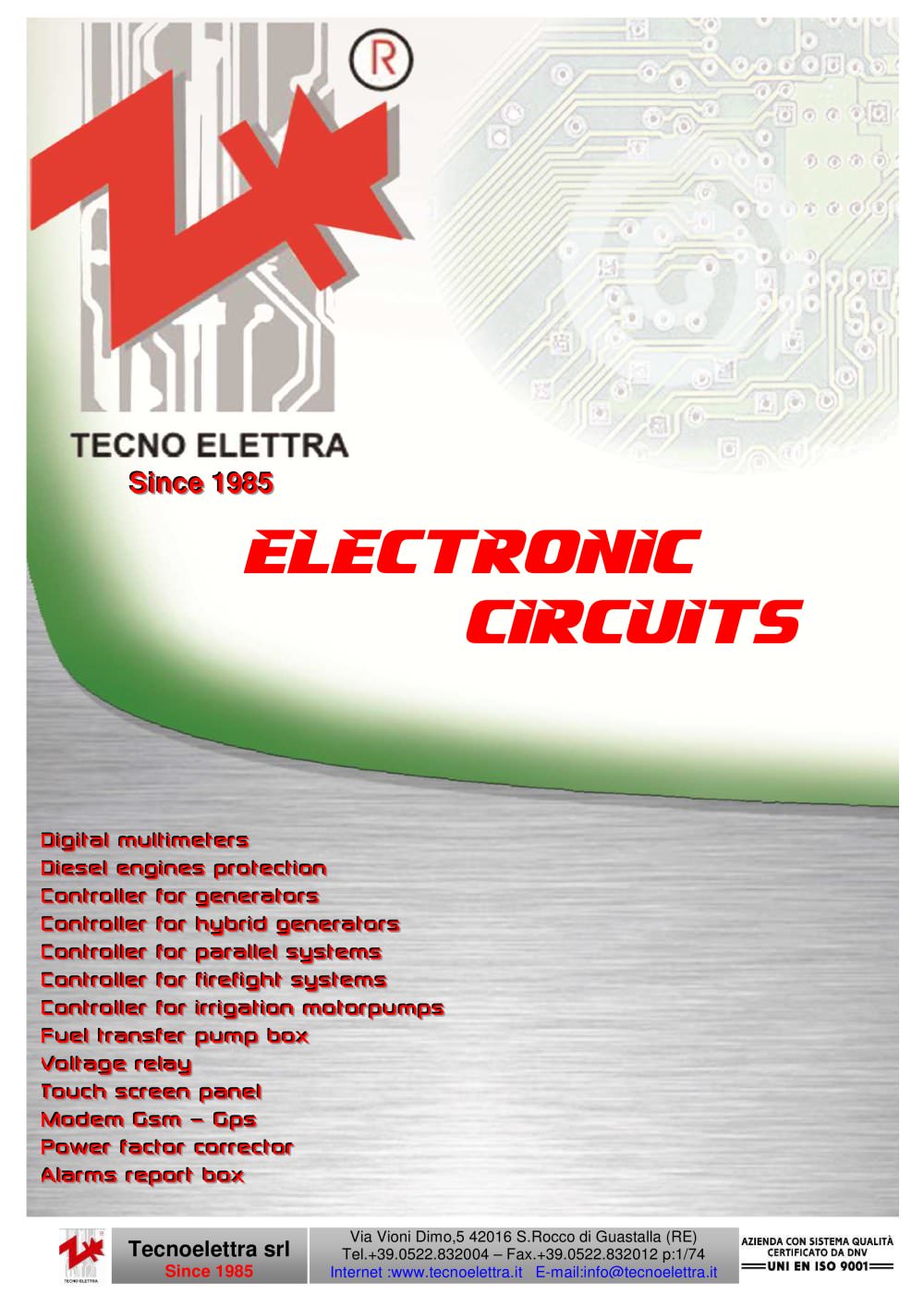 TECNOELETTRA ELECTRONIC CONTROLLER - Tecnoelettra
