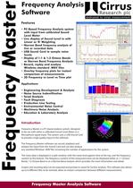 Frequency Master Frequency Analysis Software