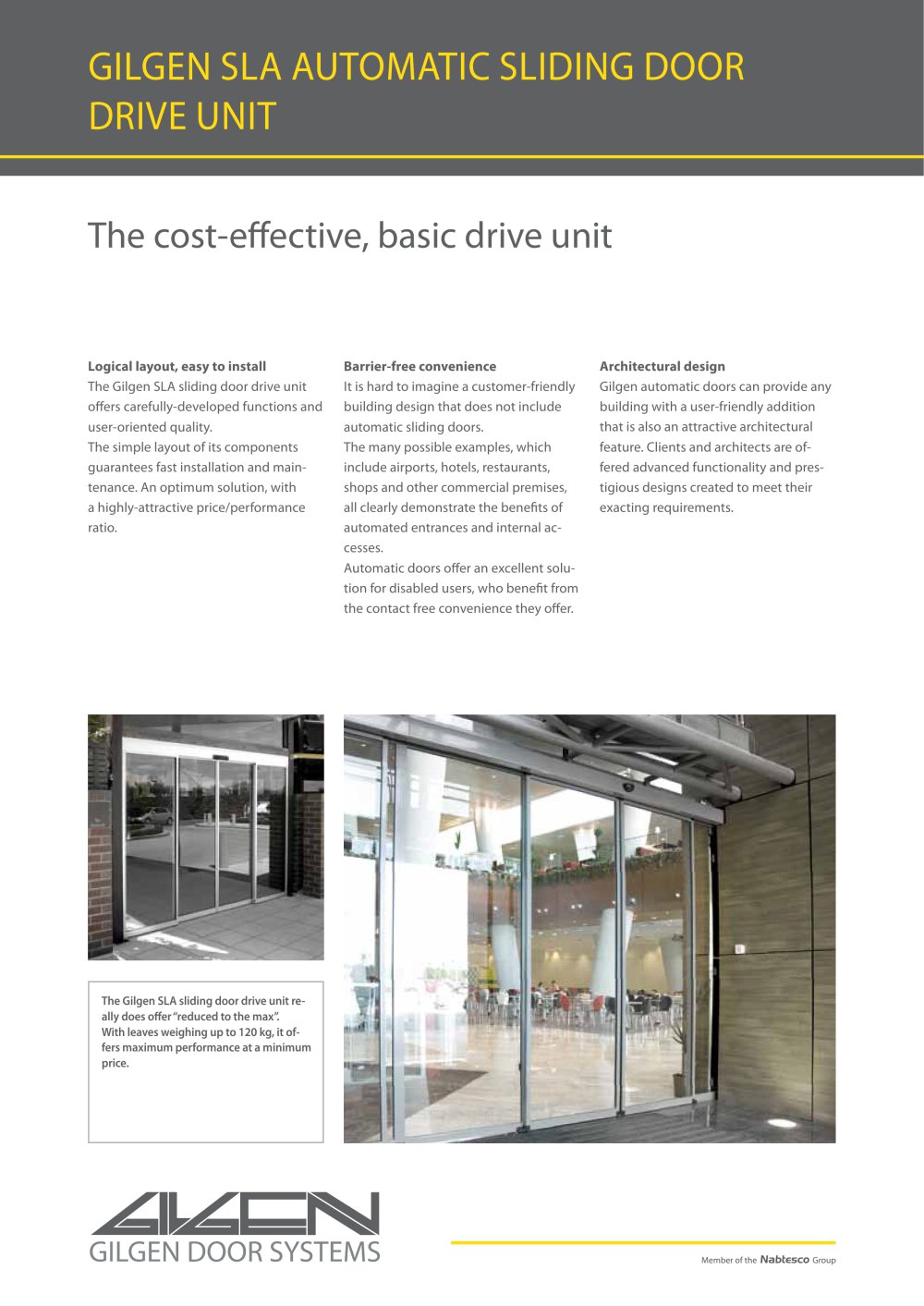 gilgen drive unit sla
