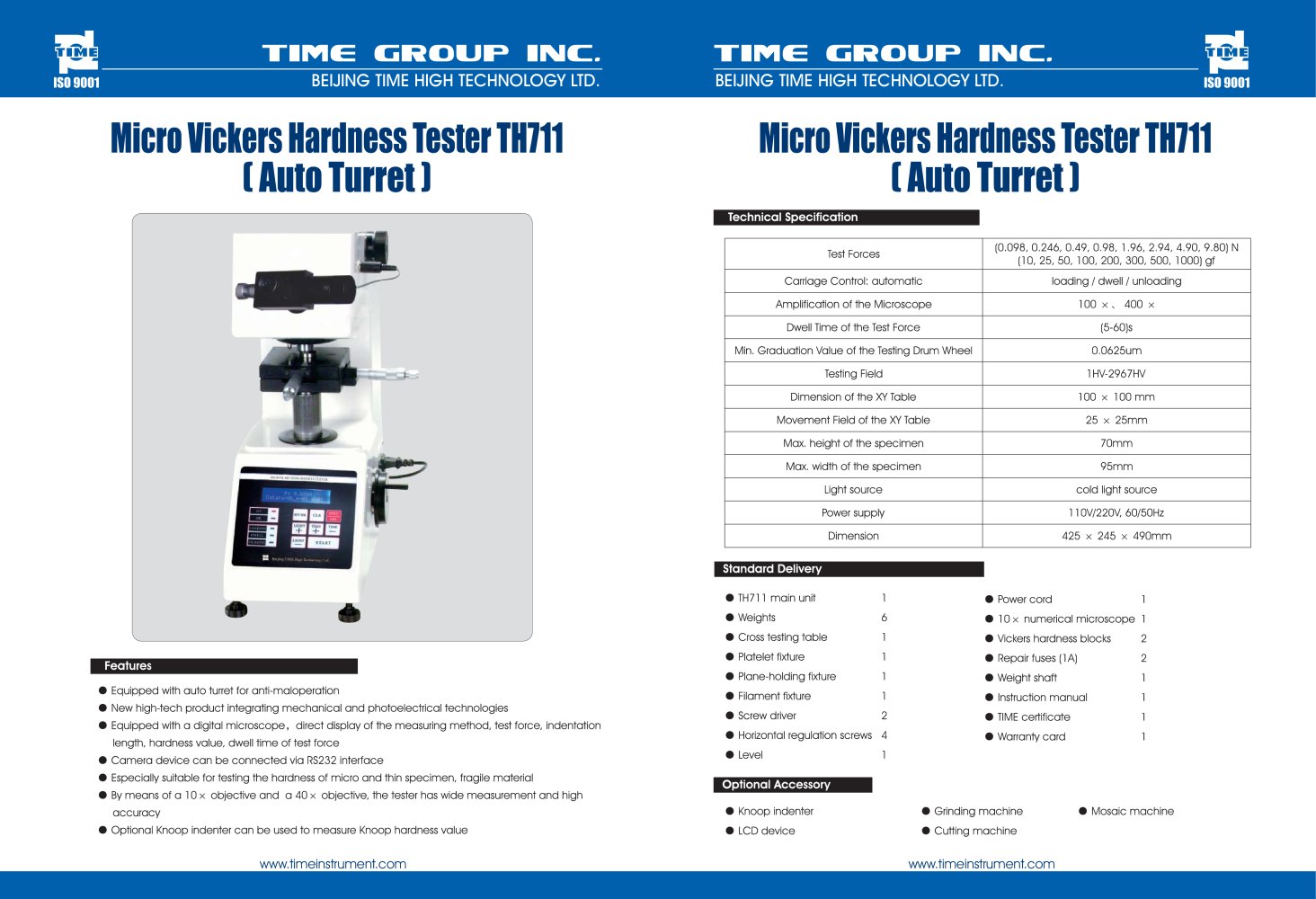 Beijing TIME High Technology - 
