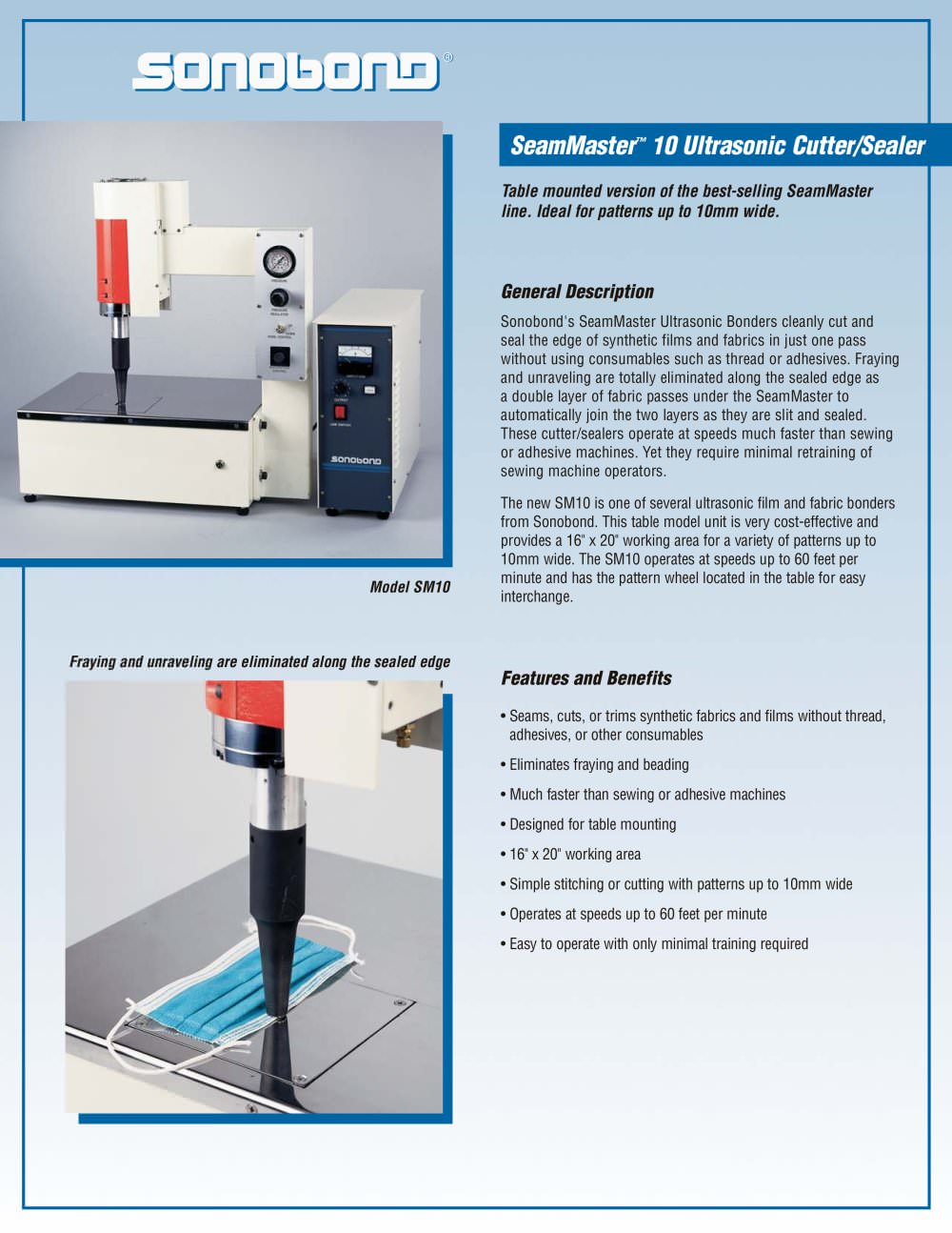 Sonobond Ultrasonics - 301534, 82695, 81569