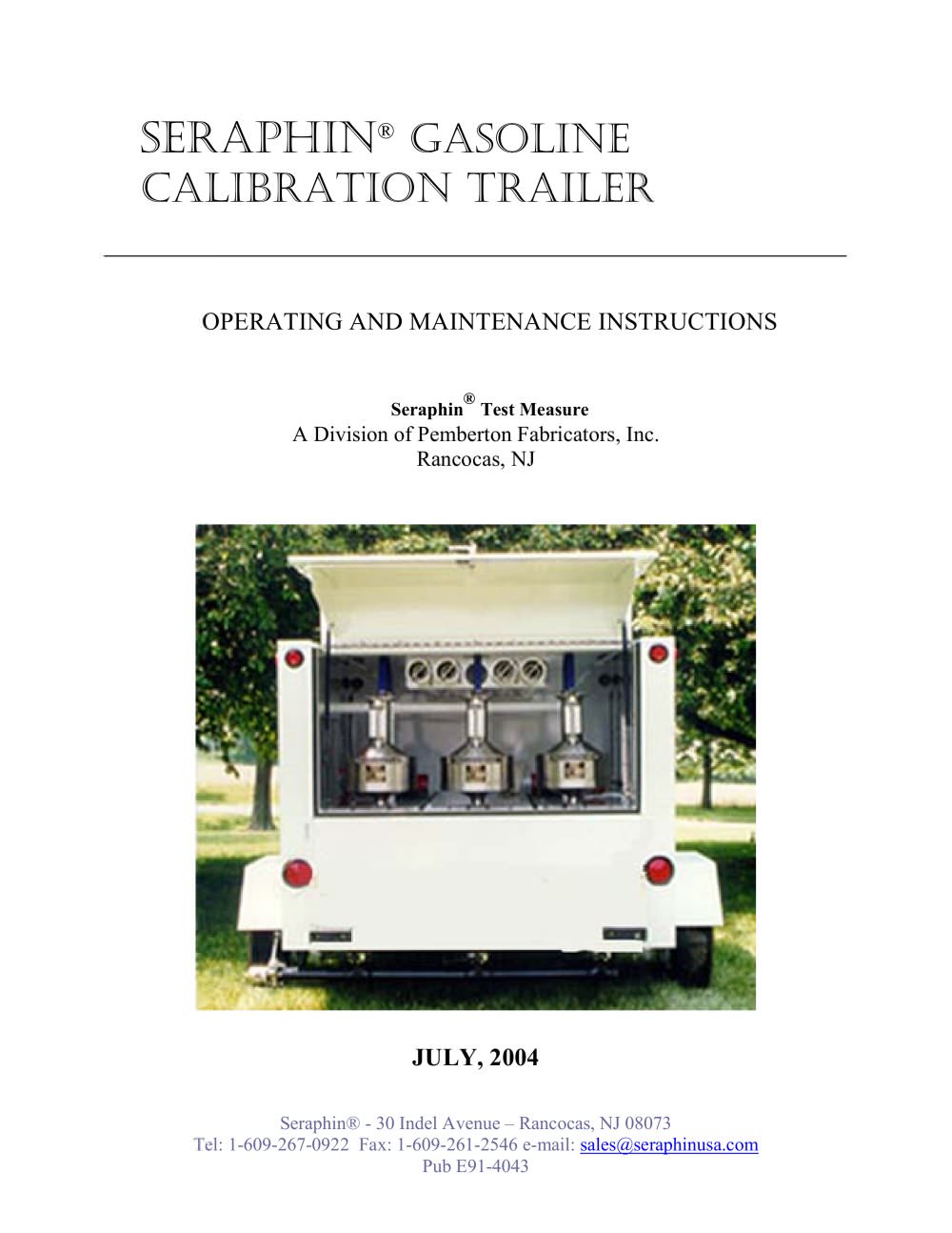 Seraphin Test Measures - 90650