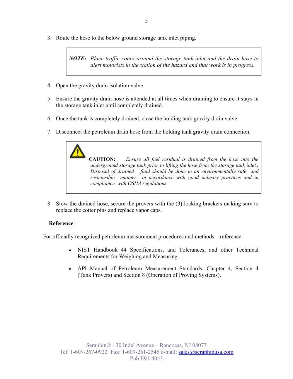 Seraphin Test Measures - 301592, 208173, 93487