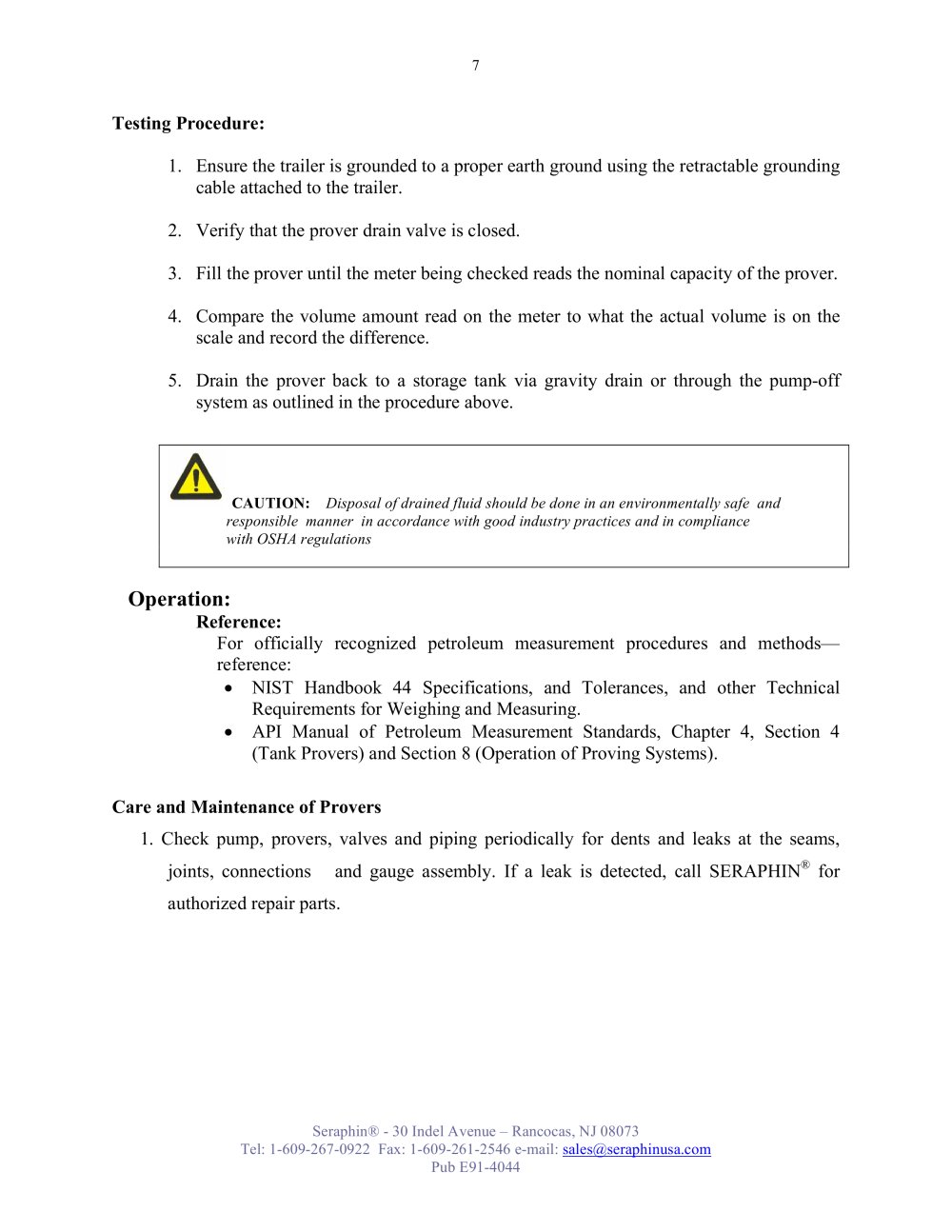 Seraphin Test Measures - 149712, 90650, 208174