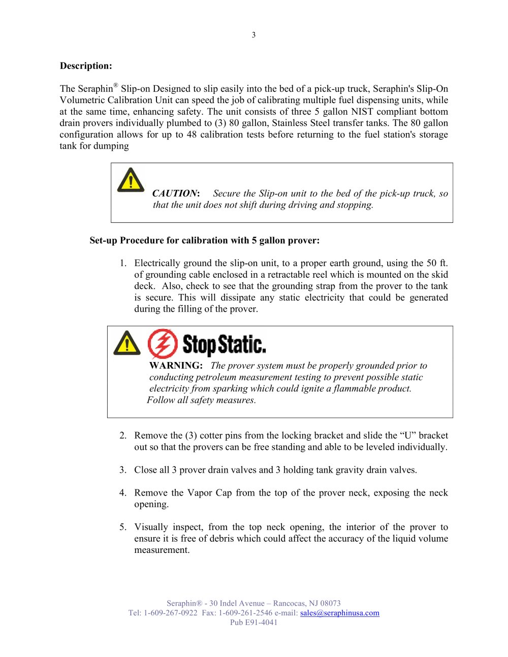 Seraphin Test Measures - 301590, 208174