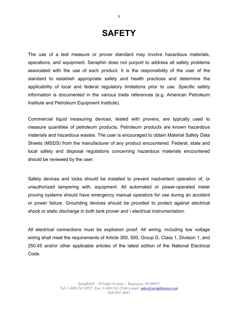 Seraphin Test Measures - 260413