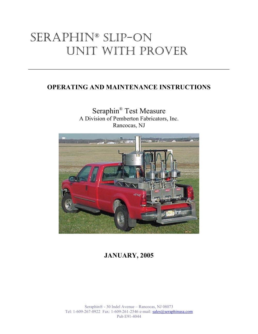 Seraphin Test Measures - 