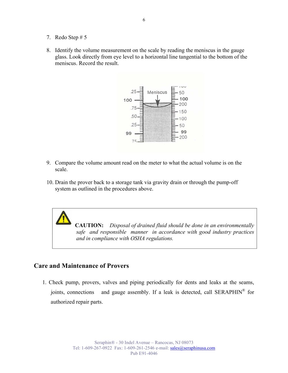 Seraphin Test Measures - 301592, 208174