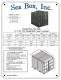 8' Dry Freight ISO Cargo Container - Sea Box