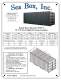 SB861.0 20' (Type 1) Dry Freight Container, Double Doors One End - Sea Box