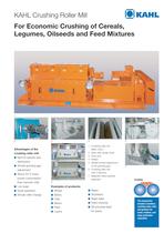 Crushing Roller Mill for Economic Crushing of Cereals, Legumes, Oilseeds and Feed Mixtures