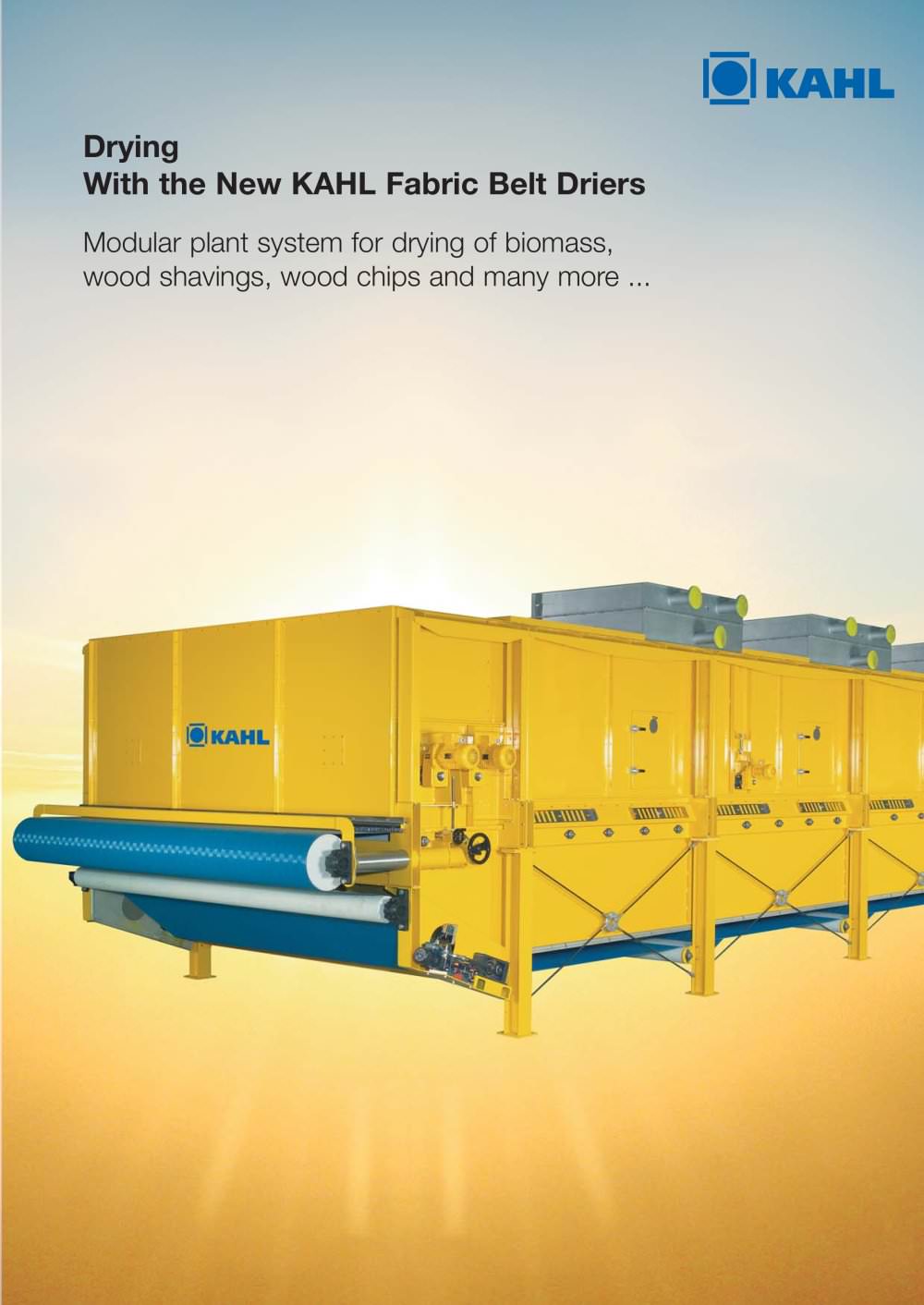 KAHL Fabric Belt Drier - Amandus Kahl