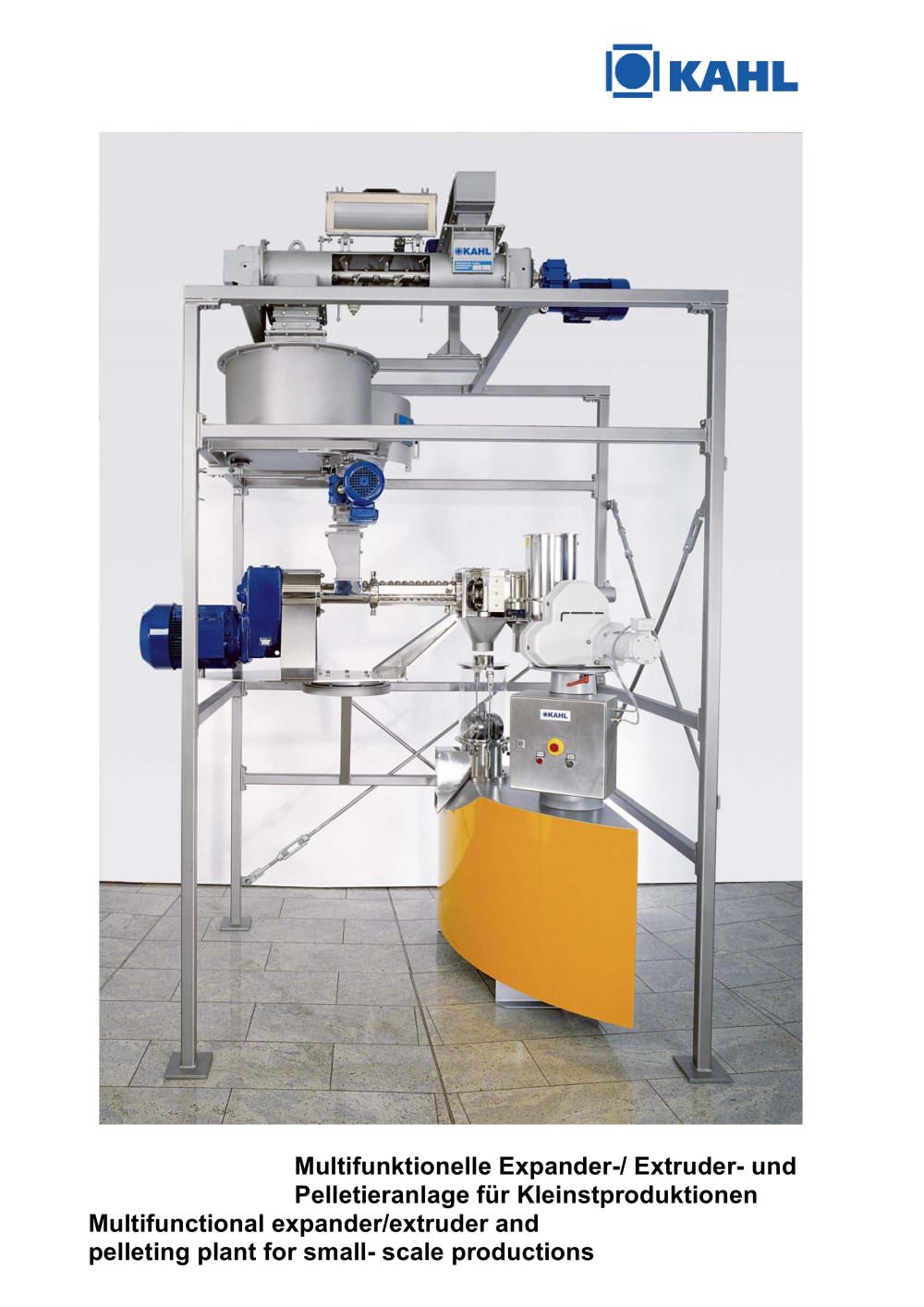 Small-Scale Plant for the production of pellets, expanded product, or crumbles - Amandus Kahl