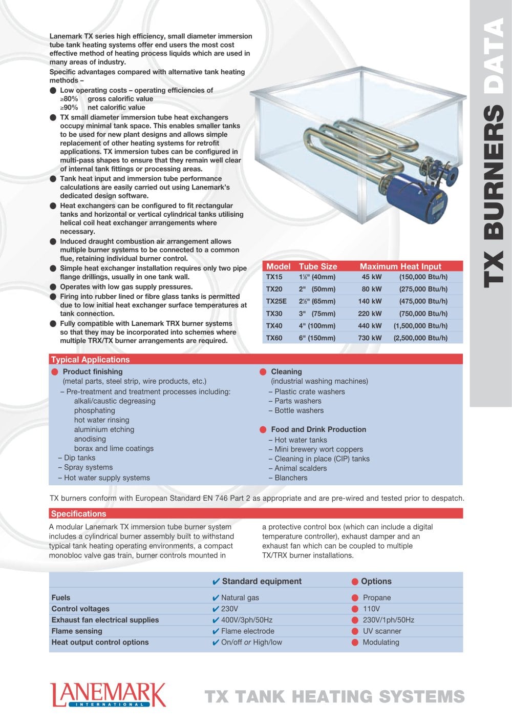 TX Tank Heating System - LANEMARK
