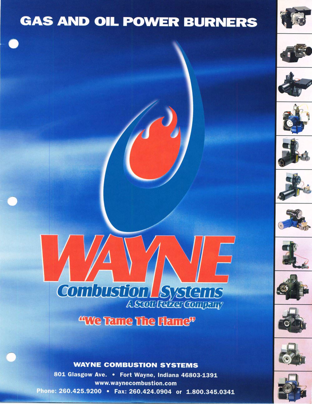WAYNE FULL LINE BROCHURE - Wayne Combustion Systems