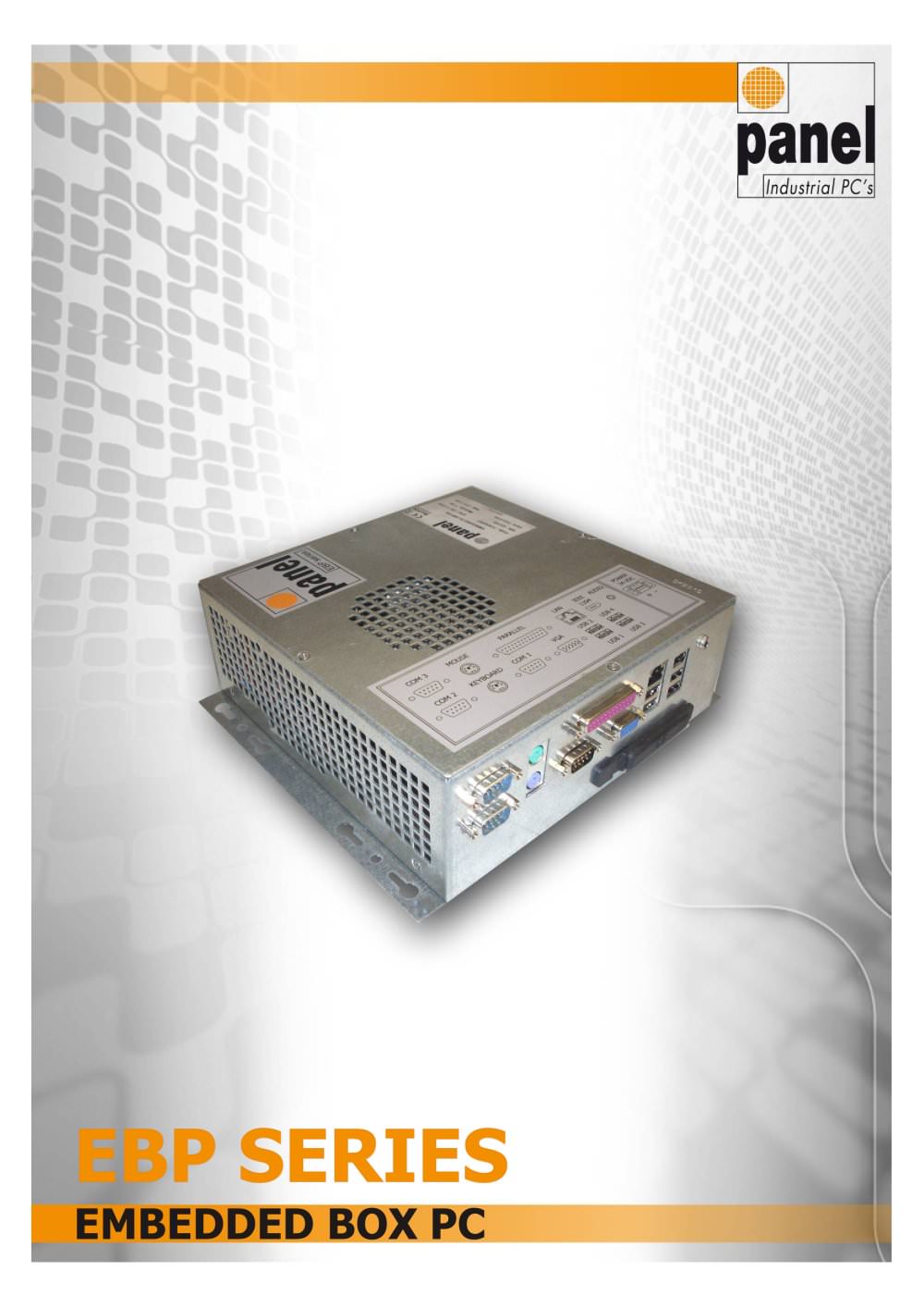 Embedded Box PCs EBP100 - PANEL