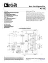 AD1990:  Class-D Audio Power Amplifier � 2 � 5W 