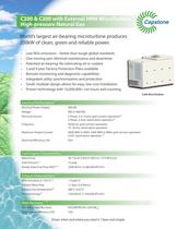 C200 HIgh Pressure NATGAS Product Literature 