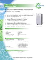 CR30 Biogas Product Literature