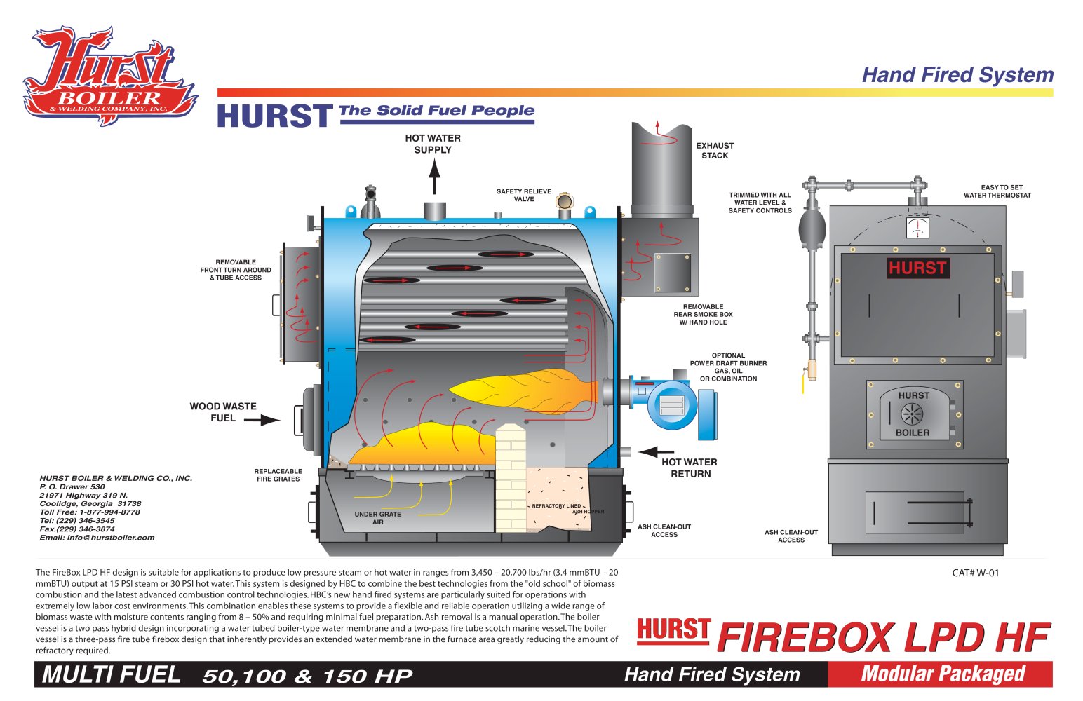 W-01 FireBox LPD HF - Hurst Boiler