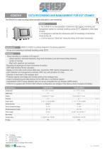 DATA RECORDING AND MANAGEMENT - SYSTEM FOR COACH-II EOT CRANES