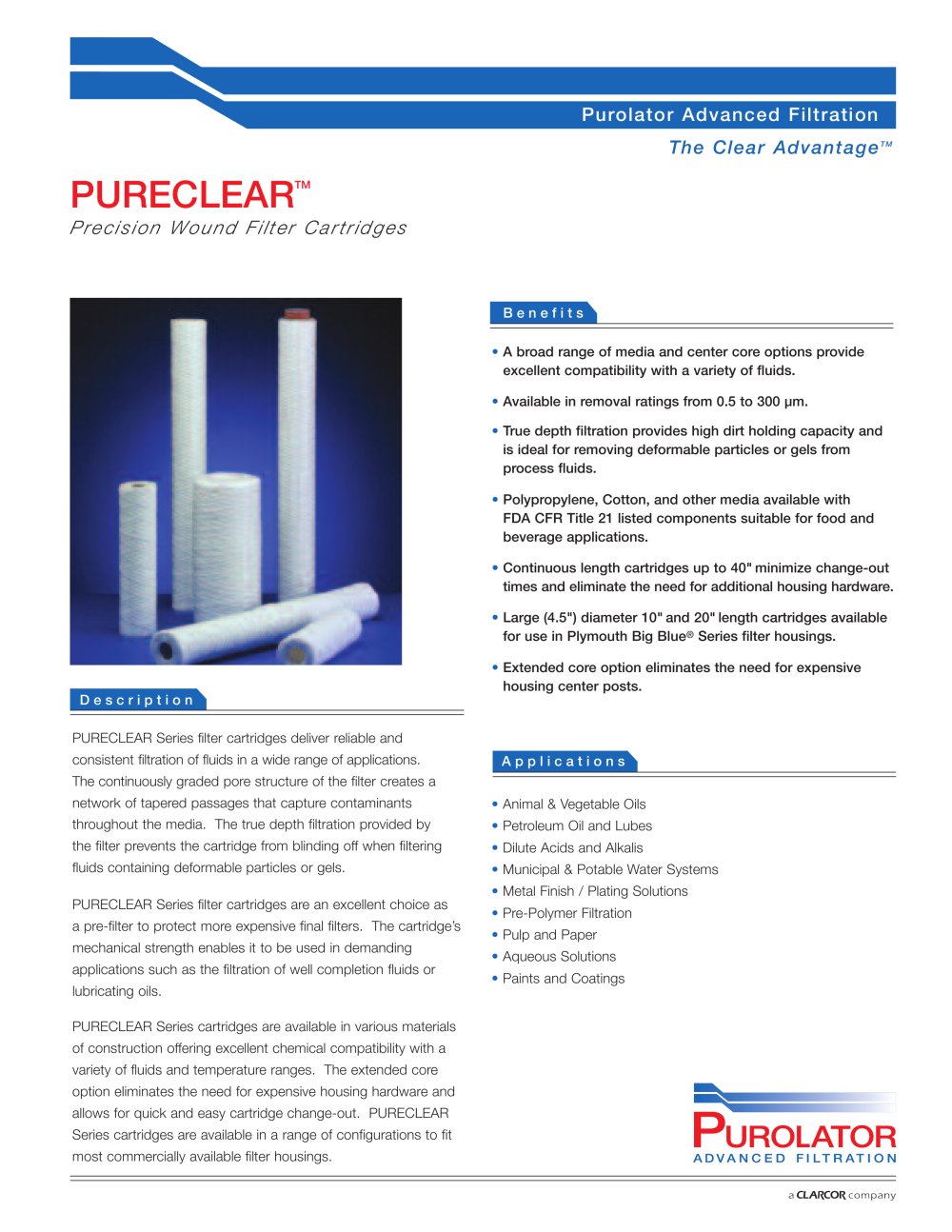 PURECLEARTM - Purolator