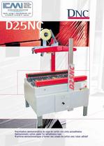 DNC's taping machines for self-adhesive tape D25