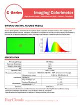 C SERIES IMAGING Colorimeter RayClouds Photoelectric Technology Co