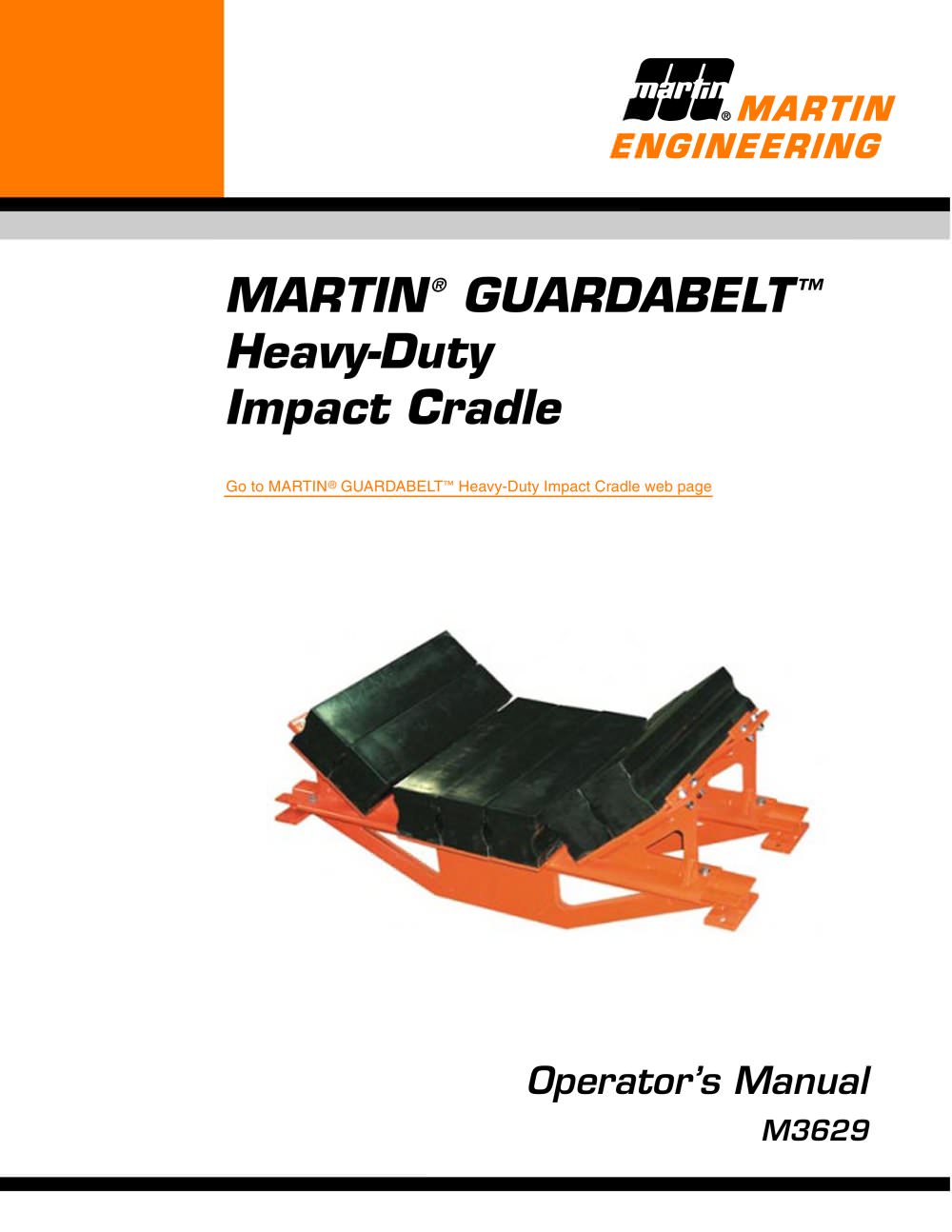 MARTIN&reg; GUARDABELT� Heavy-Duty Impact Cradle - Martin Engineering