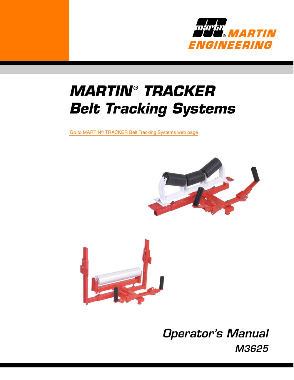 MARTIN&reg; TRACKER Belt Tracking Systems - Martin Engineering