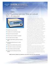 UV Fluorescence Low Level SO2 Analyzer