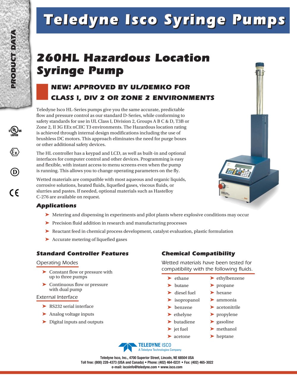 Isco Series D Pump Controller Manual