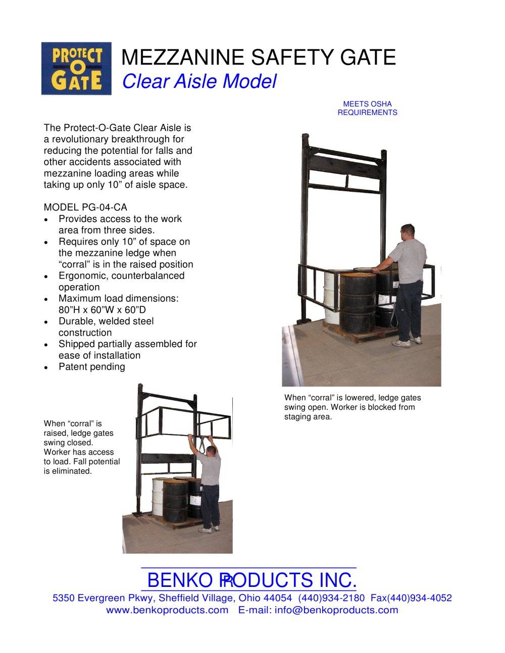 Clear-Aisle Gates - Benko