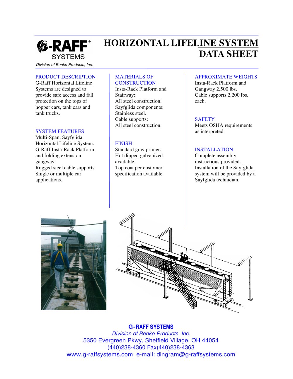 Horizontal Lifeline Systems - Benko