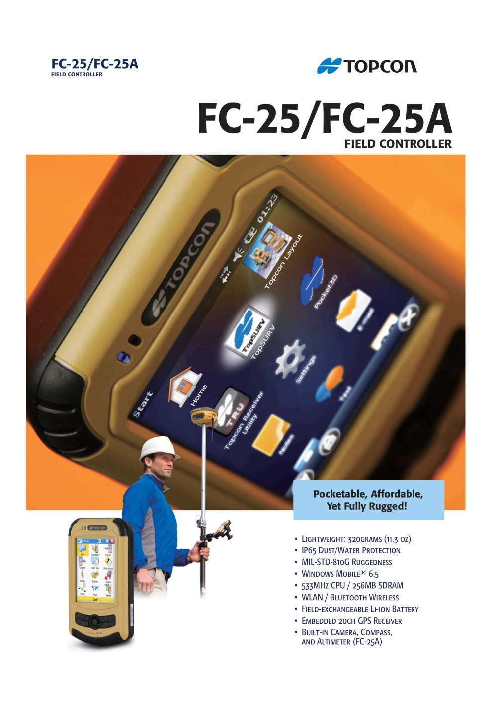 Field Controller FC-25/FC-25A - TOPCON