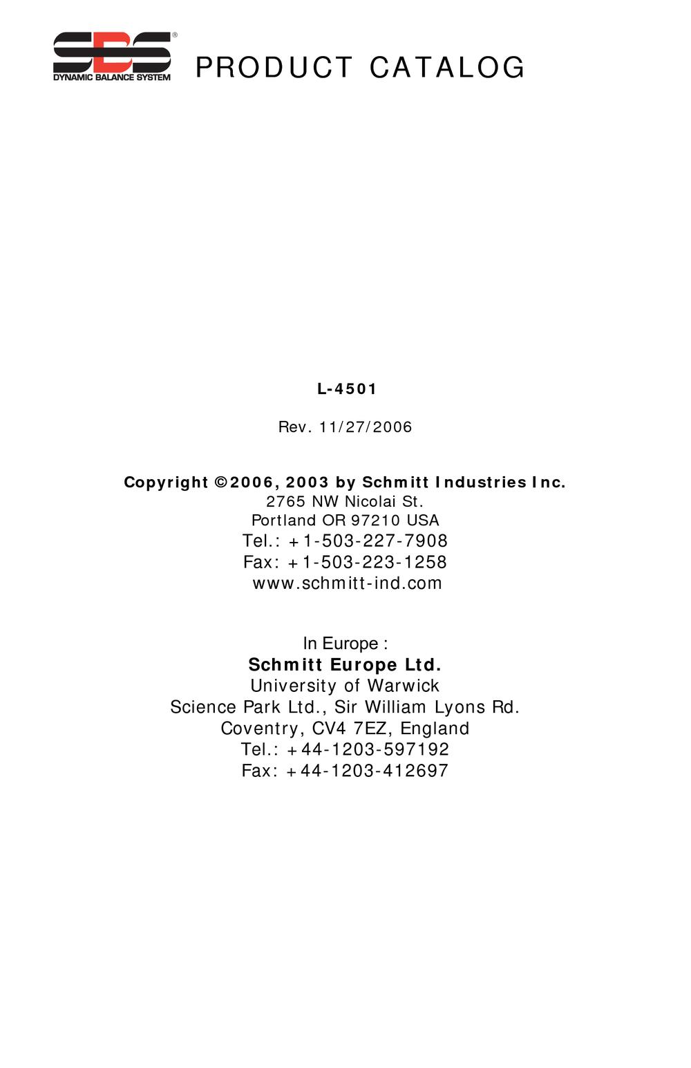 SCHMITT Industries - 