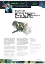 Bluetooth Wireless Expansion Module for MAC motors. Type MAC00-FB4