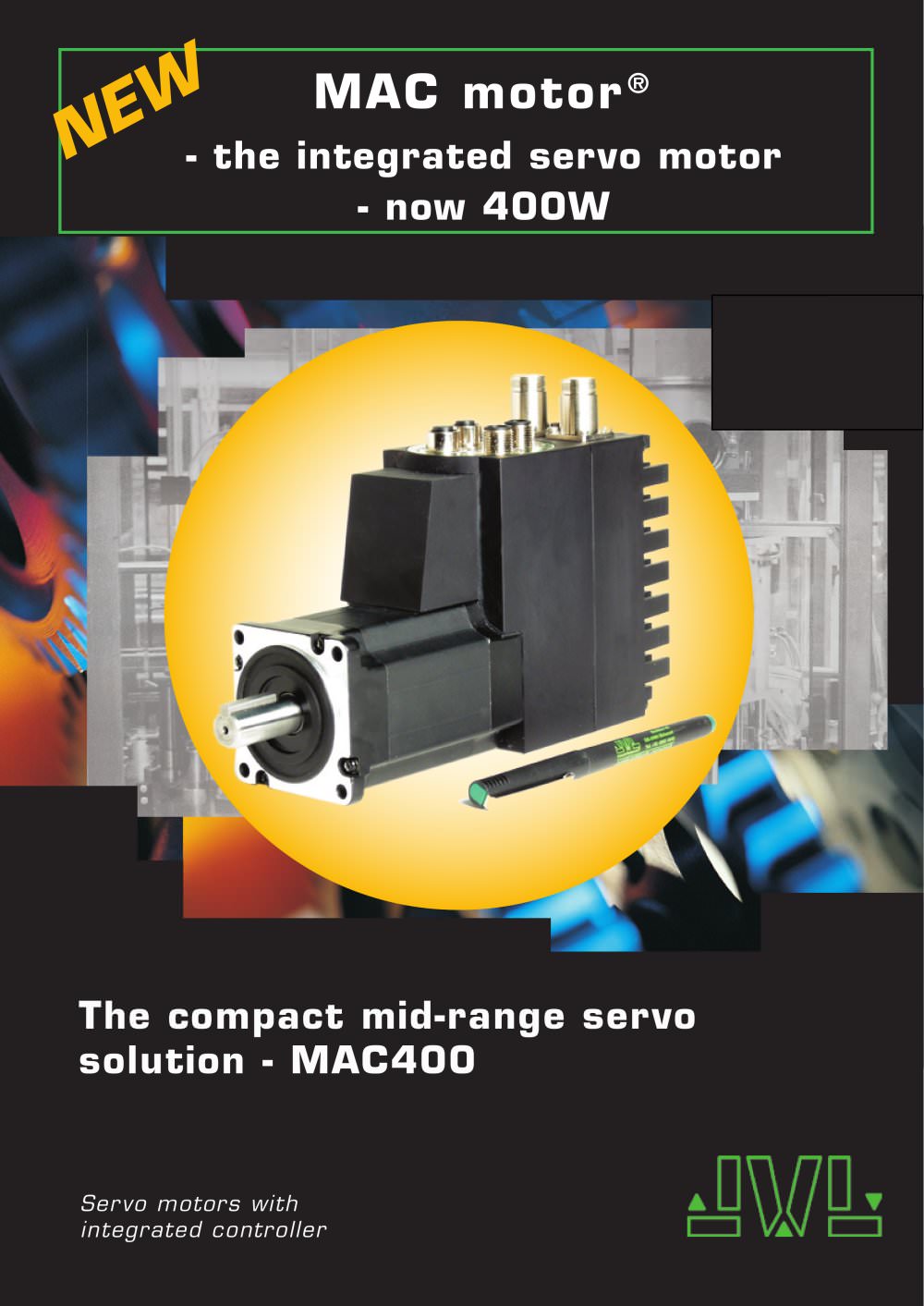 MAC400, 400W Integrated ac servo motor - JVL