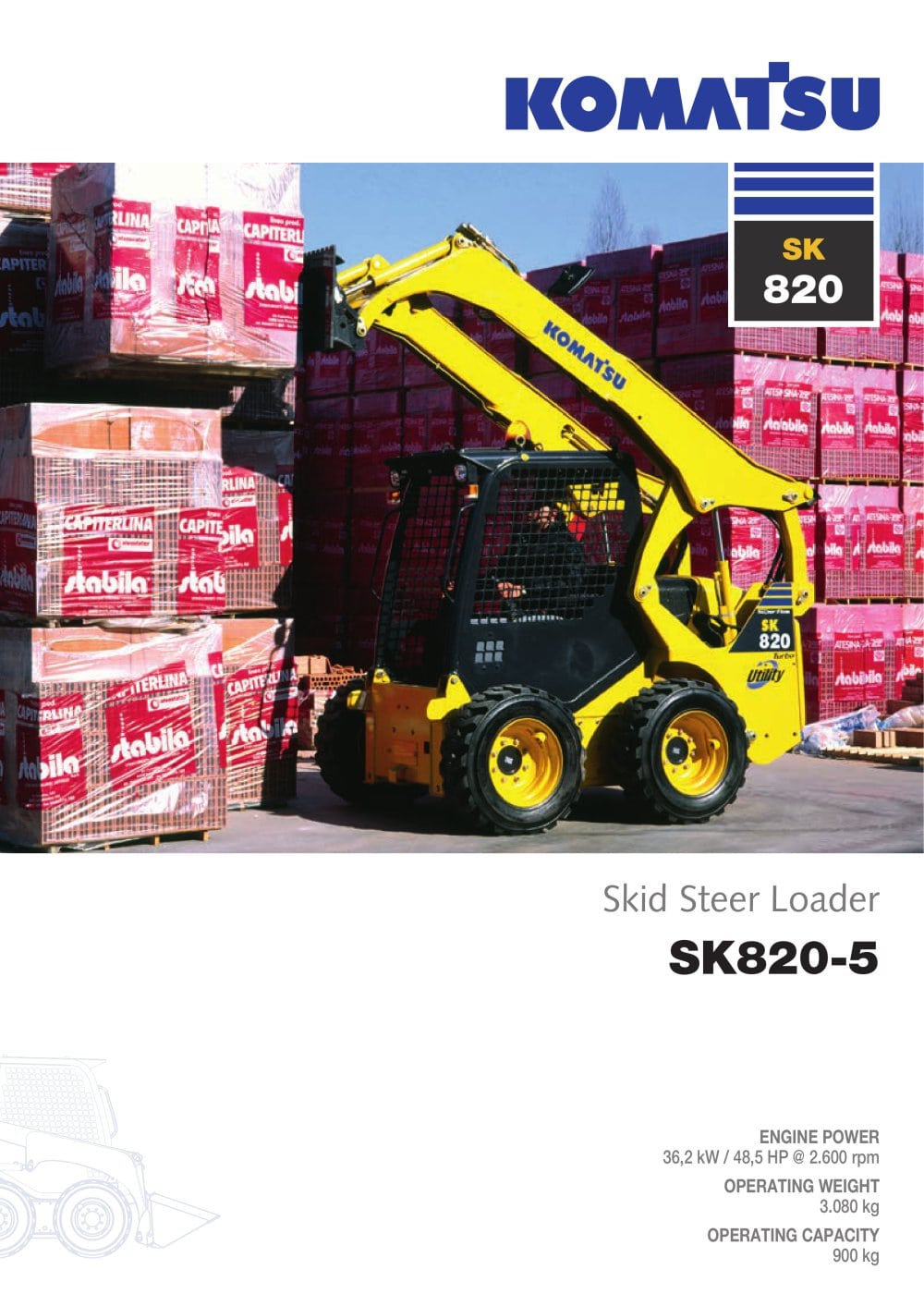 Skid Steer Loaders SK820-5 - 1 / 12 Pages