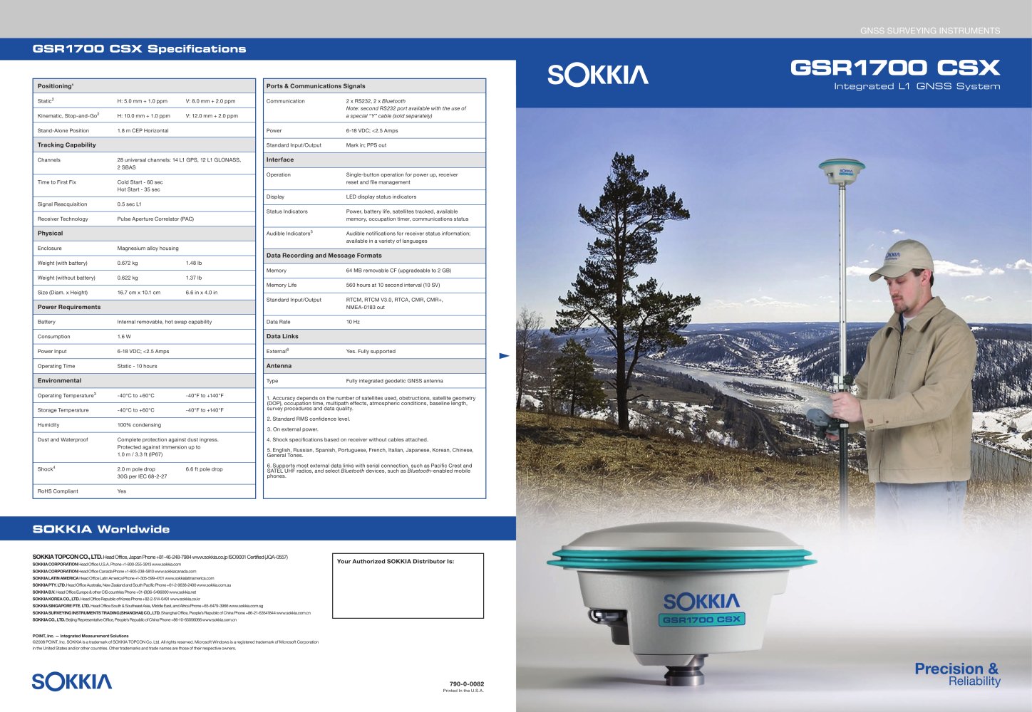 GSR1700 CSX - SOKKIA