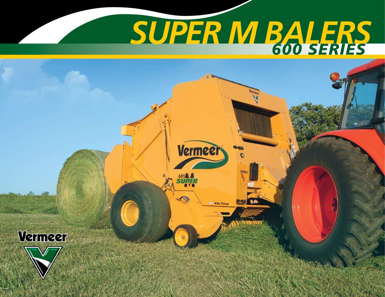 Round Balers - Super M Series  	605 Super M Baler - Vermeer Manufacturing
