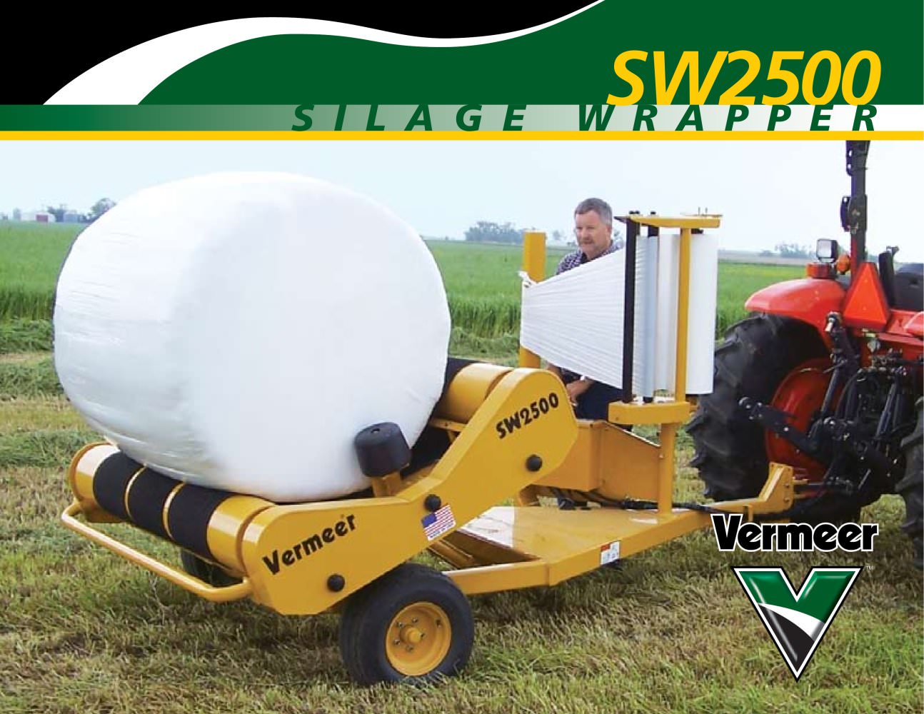 SW2500 Silage Bale Wrapper - Vermeer Manufacturing