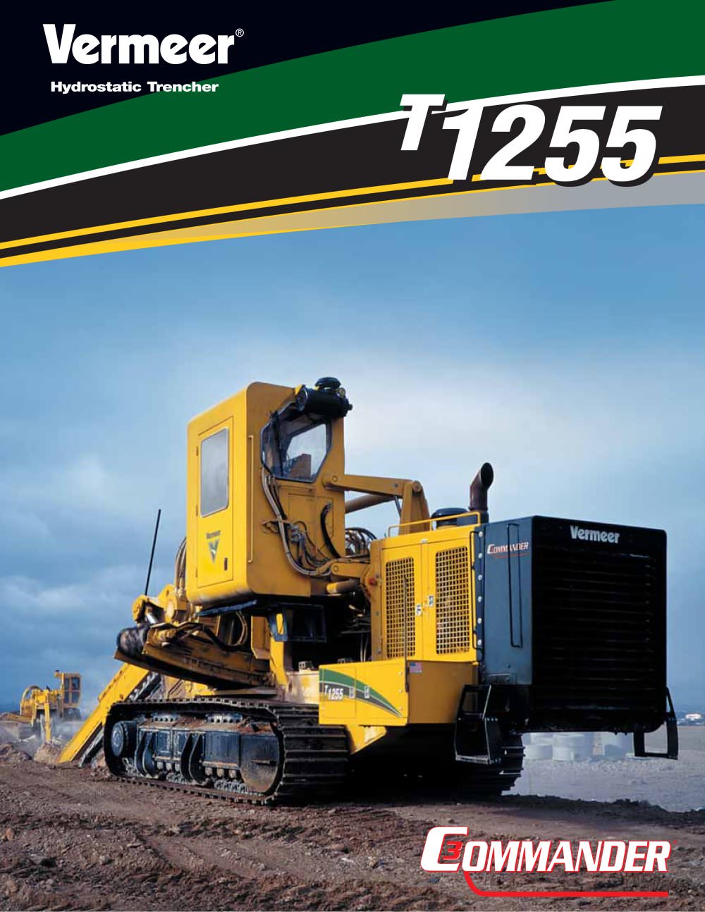 Terrain Leveler Surface Excavation Unit Literature T1255 Tier 3 - Vermeer Manufacturing