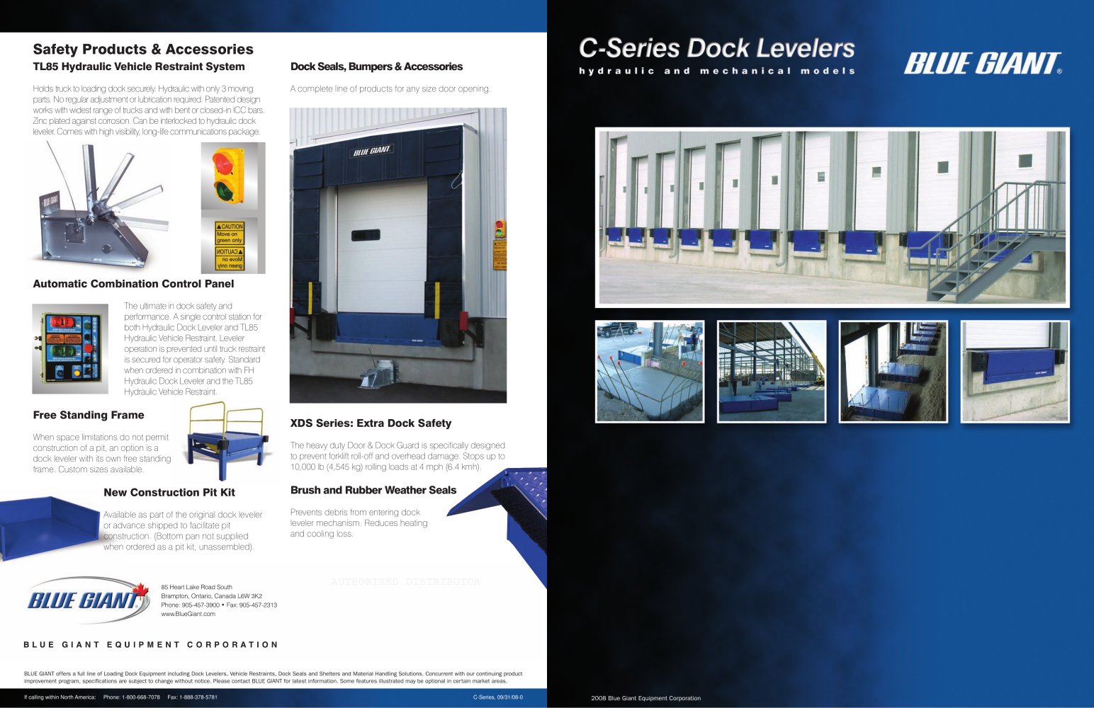 C Series Dock Leveler - Blue Giant